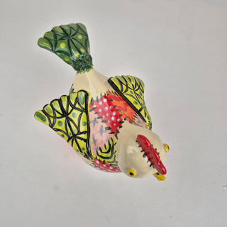 Sculpture - Chicken Medium Patchwork Pattie