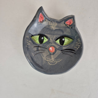 Trinket Dish - Random Coloured Cat Faces
