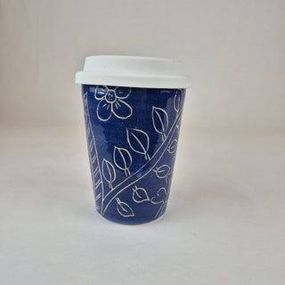 Large Keep Cup - Blue and White