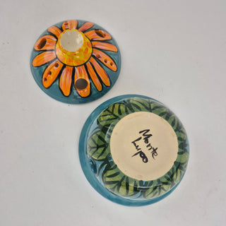 Mosquito Coil Holder - Orange Flower