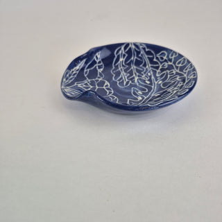 Spoon Rest- Blue & White