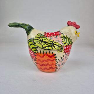 Sculpture - Chicken Medium Patchwork Pattie