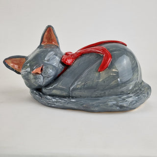 Animal Sculpture - Sleeping Cat