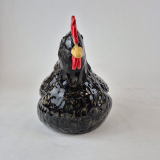 Sculpture - Chicken Large Black Charmaine