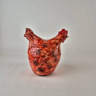 Sculpture - Chicken Brown Medium