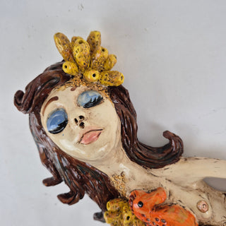 Wall Girl - Mermaid Coralia