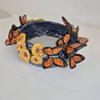 Sculpture - Hanging Butterflies & Flowers