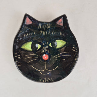 Trinket Dish - Random Coloured Cat Faces