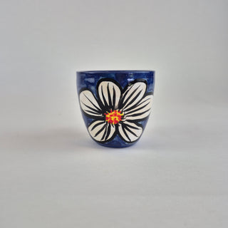 Mini Beaker - White Daisy