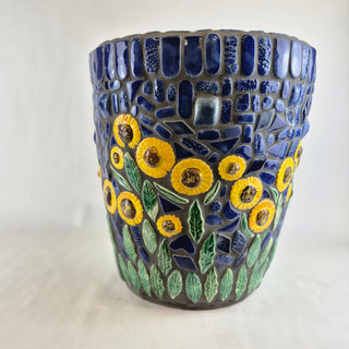 Mosaic Planter Sunflowers