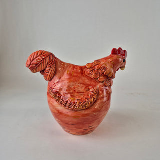 Sculpture - Chicken Large Red Hen