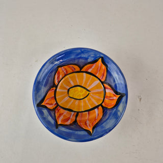Olive Dish - Orange Flower
