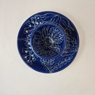 Chip and Dip - Blue & White