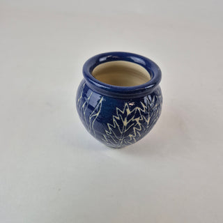 Mini Vase - Blue & White
