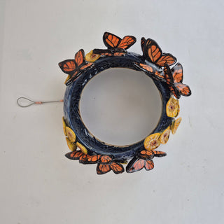 Sculpture - Hanging Butterflies & Flowers