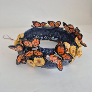 Sculpture - Hanging Butterflies & Flowers
