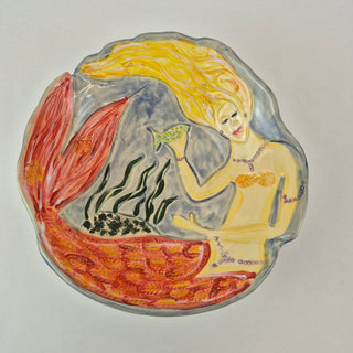 Carved bowl Large - Mermaid