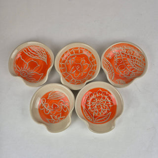 Spoon Rest- Bright Orange