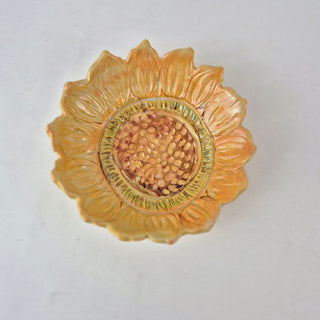 Carved Bowl Small - Sunflower