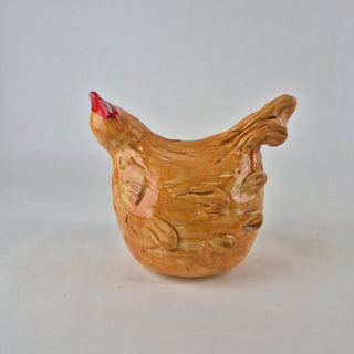 Sculpture - Chicken Orange Medium