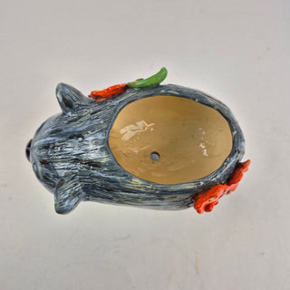 Animal Sculpture - Wombat planter Willomina