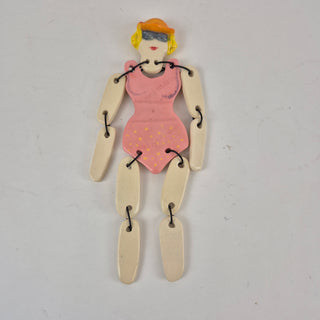 Sculpture- Hanging Paper Doll Lisa