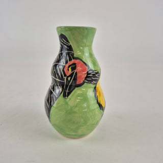 Mini Vase - Bush Turkey 2