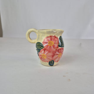 Mini Milk Jug - Pink Flower