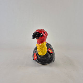 Animal Sculpture - Bush Turkey with flowers