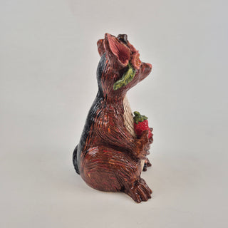 Animal Sculpture - Strawberry Sue the Possum