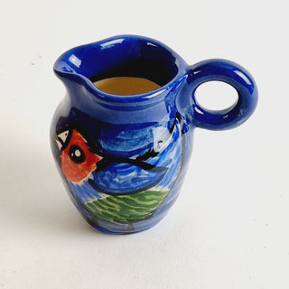 Mini Milk Jug - Red Head Bird