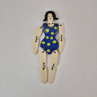 Sculpture- Hanging Paper Doll Julie