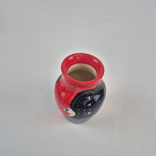 Mini Vase - Black Cockatoo 1