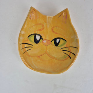 Trinket Dish - Random Coloured Cat Faces