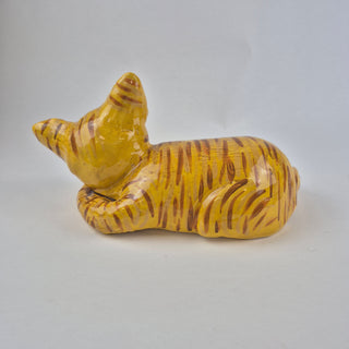 Animal Sculpture- Tiger Lily Cat
