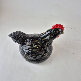 Sculpture - Chicken Large Black Charmaine