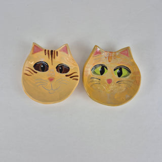 Trinket Dish - Tabby Cat Face