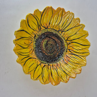 Carved bowl Large - Sunflower