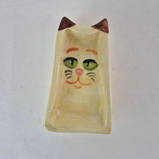 Trinket Dish - Cream Cat