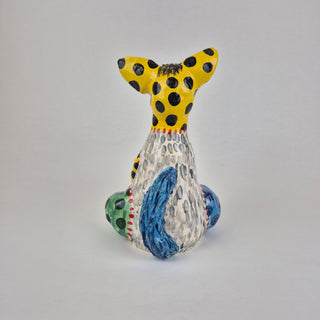Animal Sculpture - Patchwork Dog Dave