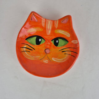 Trinket Dish - Random Coloured Cat Faces