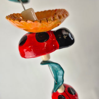 Hanging Beaded Ladybirds