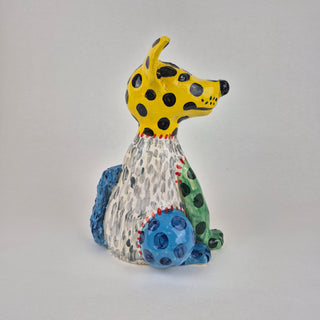 Animal Sculpture - Patchwork Dog Dave
