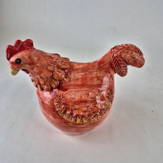 Sculpture - Chicken Large Red Hen