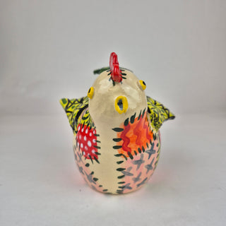 Sculpture - Chicken Medium Patchwork Pattie