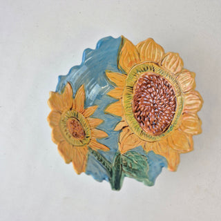 Carved bowl Med - Sunflower