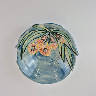 Carved Bowl Small - Gum Flowers