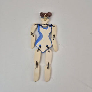 Sculpture- Hanging Paper Doll Trudy