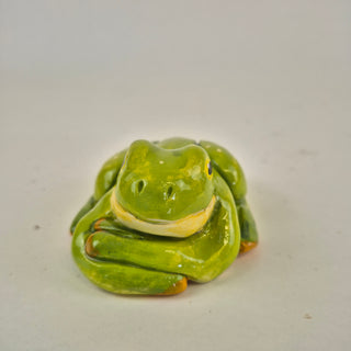 Animal Sculpture - Spotted Green Frog