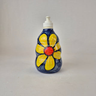 Soap Dispenser - Yellow Flower